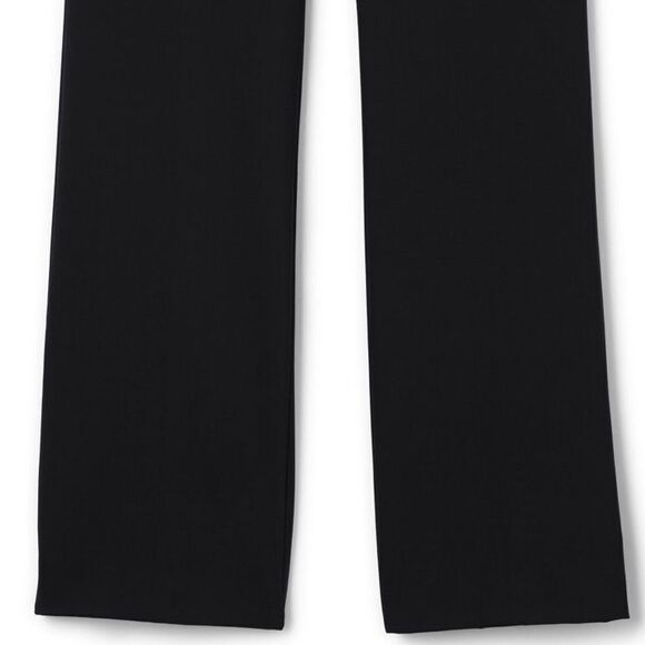 Lands’ End 12 Mid Rise Black Wide Leg Dress Pants - Picture 3 of 14